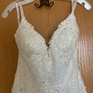 Oleg Cassini wedding gown GLITTER